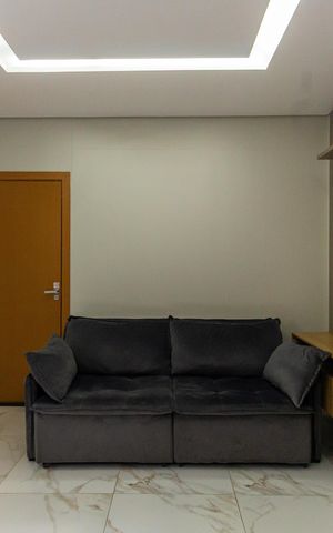 Apartamento para alugar com 46m², 1 quarto e sem vaga