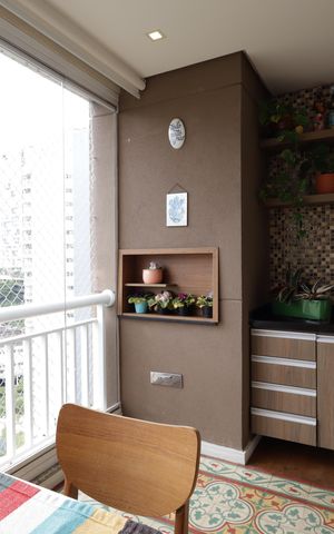 Apartamento à venda com 128m², 3 quartos e 2 vagasVaranda gourmet