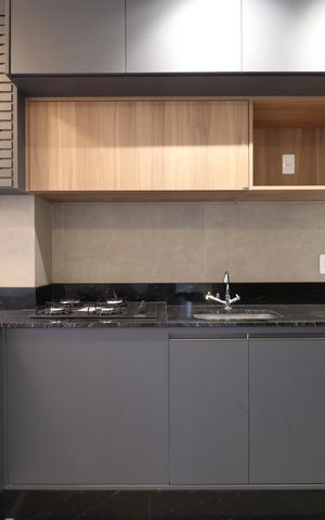 Apartamento à venda com 37m², 2 quartos e sem vagaCozinha e Área de Serviço
