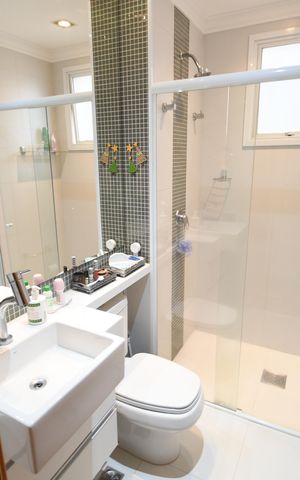 Apartamento à venda com 132m², 3 quartos e 2 vagasBanheiro Social