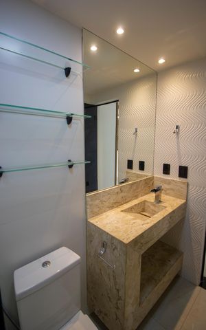 Apartamento à venda com 62m², 2 quartos e 1 vagaBanheiro