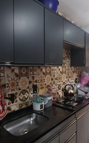 Apartamento à venda com 44m², 2 quartos e 1 vagaCozinha e Área de Serviço