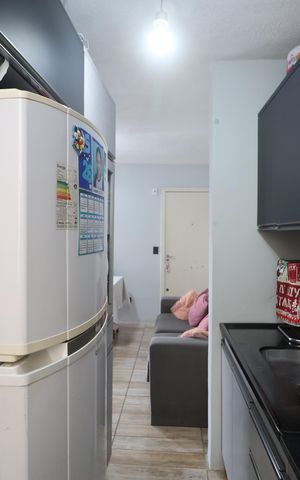Apartamento à venda com 44m², 2 quartos e 1 vagaCozinha e Área de Serviço