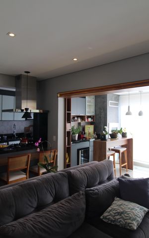 Apartamento à venda com 90m², 3 quartos e 2 vagasSala / Cozinha