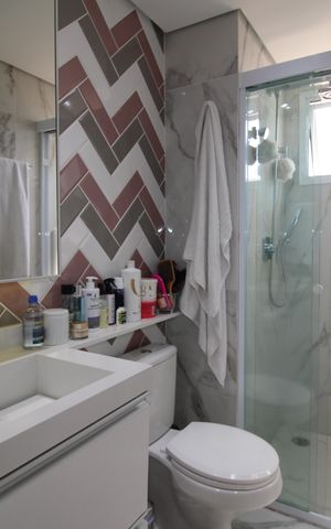 Apartamento à venda com 90m², 3 quartos e 2 vagasQuarto 3 - Banheiro