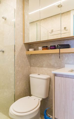 Apartamento à venda com 84m², 2 quartos e 1 vagaBanheiro - Suíte