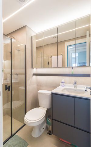 Apartamento à venda com 84m², 2 quartos e 1 vagaBanheiro - Social