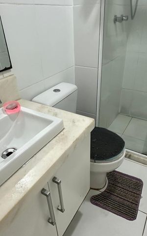 Apartamento à venda com 77m², 3 quartos e 1 vaga Apartamento à venda com 77m², 3 quartos e 1 vagaBanheiro da Suíte