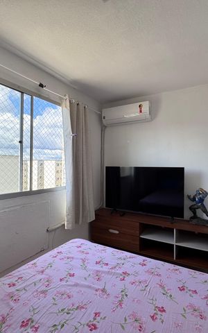 Apartamento à venda com 44m², 2 quartos e 1 vagaQuarto 2