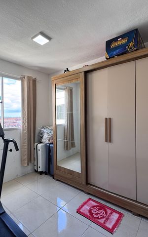 Apartamento à venda com 44m², 2 quartos e 1 vagaQuarto 1