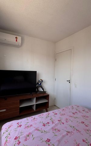Apartamento à venda com 44m², 2 quartos e 1 vagaQuarto 2