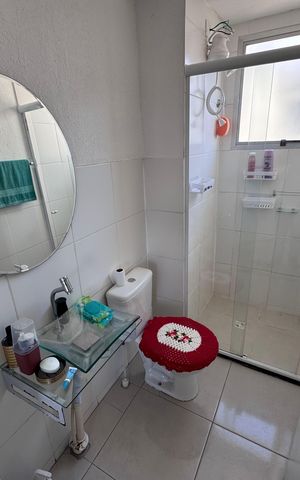 Apartamento à venda com 44m², 2 quartos e 1 vagaBanheiro
