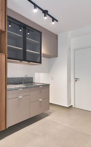 Studio para alugar com 27m², 1 quarto e sem vagaCozinha