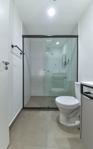 Studio para alugar com 27m², 1 quarto e sem vagaBanheiro