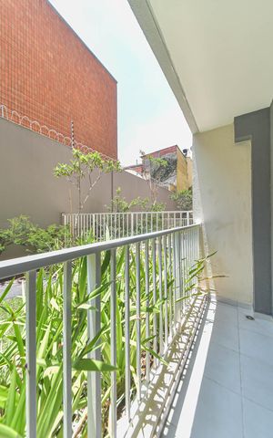 Studio para alugar com 27m², 1 quarto e sem vagaVaranda