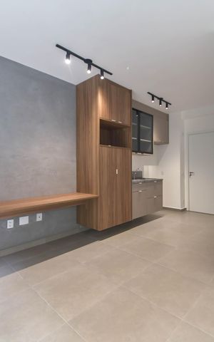 Studio para alugar com 27m², 1 quarto e sem vagaQuarto