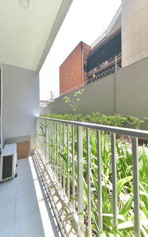 Studio para alugar com 27m², 1 quarto e sem vagaVaranda