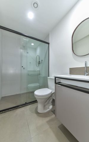 Studio para alugar com 27m², 1 quarto e sem vagaBanheiro