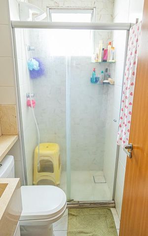 Apartamento à venda com 47m², 2 quartos e 2 vagas Apartamento à venda com 47m², 2 quartos e 2 vagasBanheiro Social