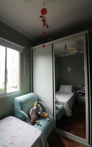 Apartamento à venda com 102m², 3 quartos e 2 vagasQuarto 3