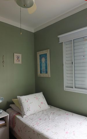 Apartamento à venda com 102m², 3 quartos e 2 vagasQuarto 3