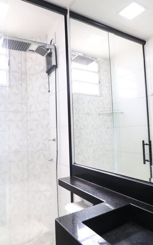 Apartamento para alugar com 45m², 2 quartos e 1 vagaBanheiro Social