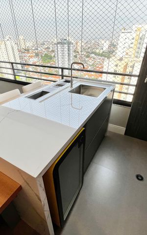 Apartamento à venda com 130m², 3 quartos e 3 vagas Apartamento à venda com 130m², 3 quartos e 3 vagasSala/Varanda Gourmet