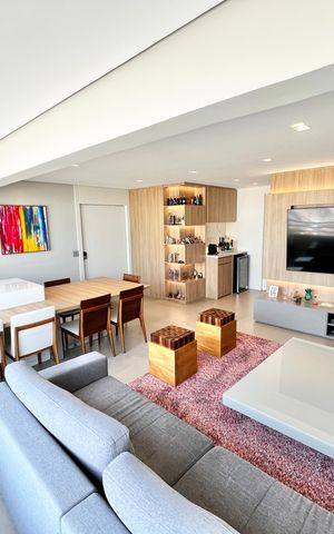 Apartamento à venda com 130m², 3 quartos e 3 vagas Apartamento à venda com 130m², 3 quartos e 3 vagasSala/Varanda Gourmet