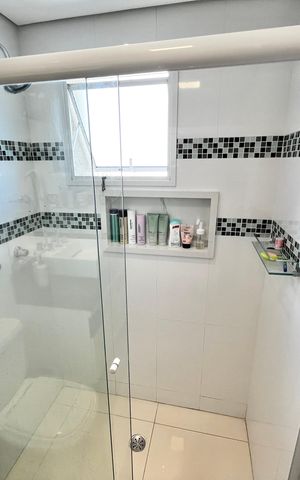 Apartamento à venda com 130m², 3 quartos e 3 vagas Apartamento à venda com 130m², 3 quartos e 3 vagasBanheiro da Suíte