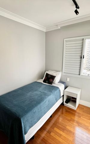Apartamento à venda com 130m², 3 quartos e 3 vagas Apartamento à venda com 130m², 3 quartos e 3 vagasQuarto 1