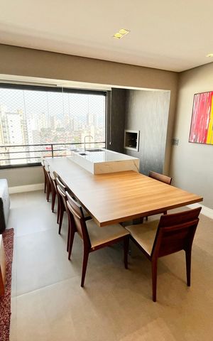 Apartamento à venda com 130m², 3 quartos e 3 vagas Apartamento à venda com 130m², 3 quartos e 3 vagasSala/Varanda Gourmet