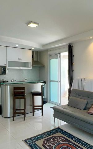 Apartamento para alugar com 54m², 1 quarto e 1 vaga Apartamento para alugar com 54m², 1 quarto e 1 vagaSala