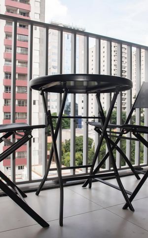 Studio para alugar com 23m², 1 quarto e sem vagaVaranda