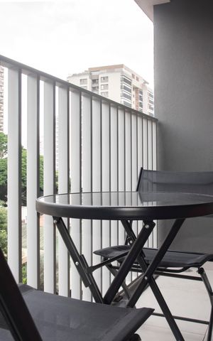 Studio para alugar com 23m², 1 quarto e sem vagaVaranda