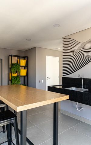 Studio à venda com 33m², 1 quarto e sem vagaLavanderia