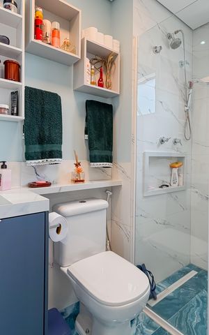 Apartamento à venda com 93m², 2 quartos e 1 vaga Apartamento à venda com 93m², 2 quartos e 1 vagaBanheiro da Suíte 2