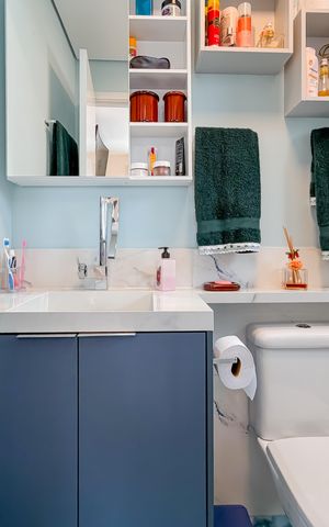 Apartamento à venda com 93m², 2 quartos e 1 vaga Apartamento à venda com 93m², 2 quartos e 1 vagaBanheiro da Suíte 2