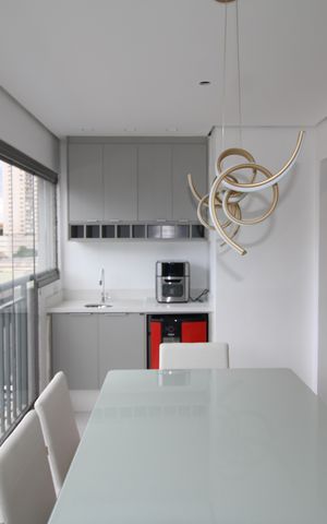 Apartamento à venda com 104m², 3 quartos e 2 vagasSala / Cozinha - Varanda