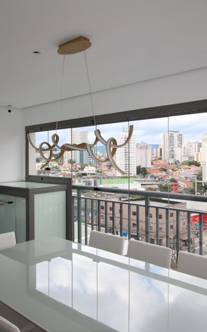 Apartamento à venda com 104m², 3 quartos e 2 vagasSala / Cozinha - Varanda