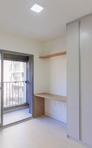 Studio para alugar com 30m², 1 quarto e sem vaga Studio para alugar com 30m², 1 quarto e sem vagaQuarto