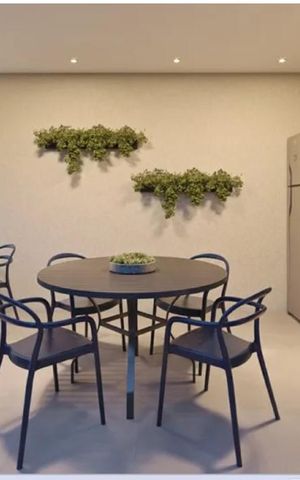 Apartamento à venda com 52m², 1 quarto e 1 vaga