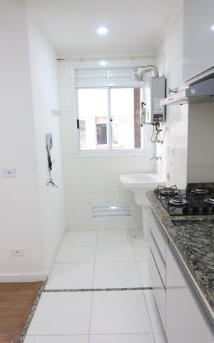 Apartamento à venda com 57m², 3 quartos e 1 vagaCozinha e Área de Serviço
