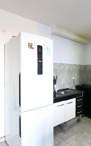 Apartamento à venda com 34m², 2 quartos e sem vagaCozinha e Área de Serviço