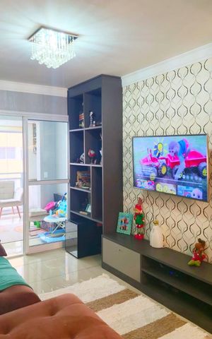 Apartamento à venda com 118m², 4 quartos e 2 vagas Apartamento à venda com 118m², 4 quartos e 2 vagasSala
