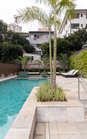 Studio à venda com 28m², 1 quarto e sem vaga Studio à venda com 28m², 1 quarto e sem vagaÁrea comum - Piscina