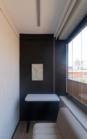 Studio à venda com 28m², 1 quarto e sem vaga Studio à venda com 28m², 1 quarto e sem vagaVaranda