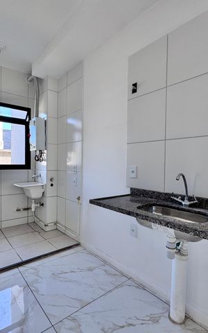 Apartamento à venda com 52m², 2 quartos e sem vaga Apartamento à venda com 52m², 2 quartos e sem vagaCozinha e Área de Serviço