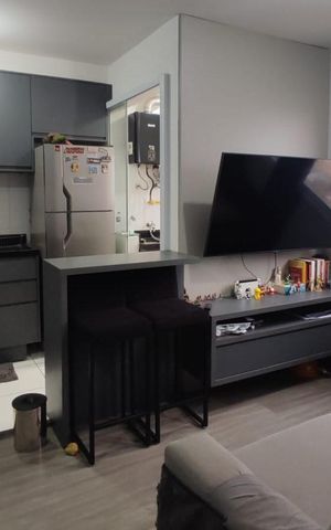 Apartamento para alugar com 41m², 2 quartos e sem vaga Apartamento para alugar com 41m², 2 quartos e sem vagaSala