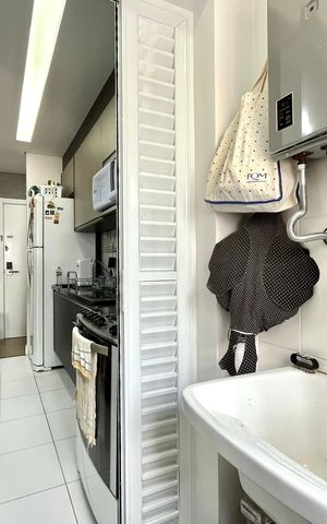 Apartamento à venda com 64m², 2 quartos e 1 vaga Apartamento à venda com 64m², 2 quartos e 1 vagaÁrea de Serviço