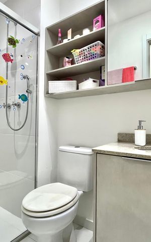 Apartamento à venda com 64m², 2 quartos e 1 vaga Apartamento à venda com 64m², 2 quartos e 1 vagaBanheiro Corredor